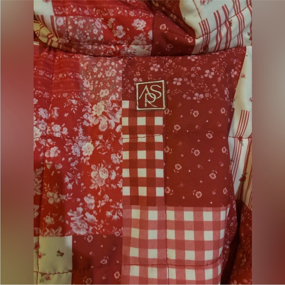 Altar’d State NWT Red Patchwork Jacket - Picture 11 of 12